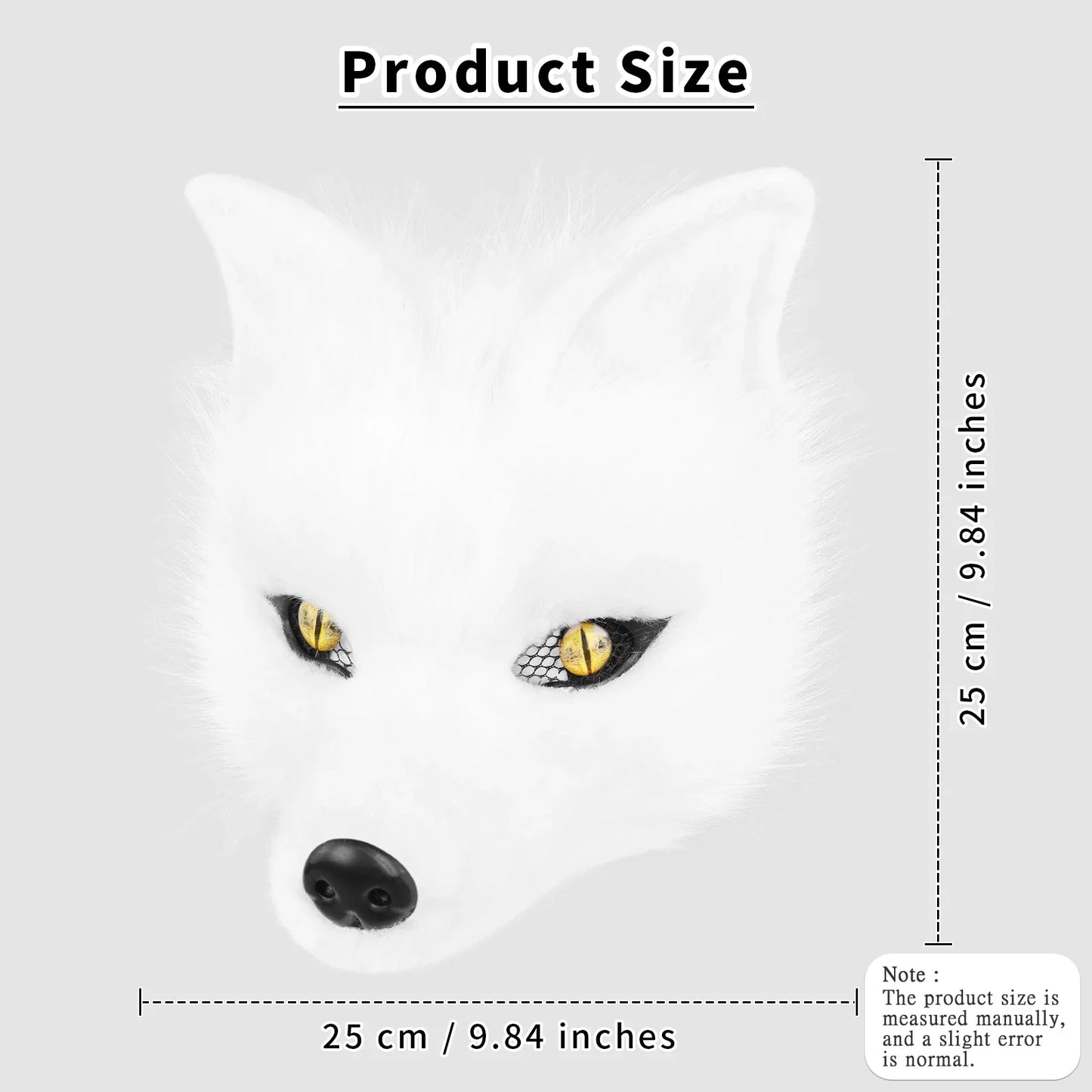 Wolf Mask Half Face Animal Dog Fox Werewolf Masks for Halloween Party Cosplay Costume Props