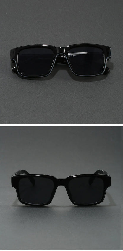 Retro Rectangle Sunglasses for Men Women UV400 Protection Classic Trendy Driving Sun Glasses Outdoor High Quality Travel Glasses