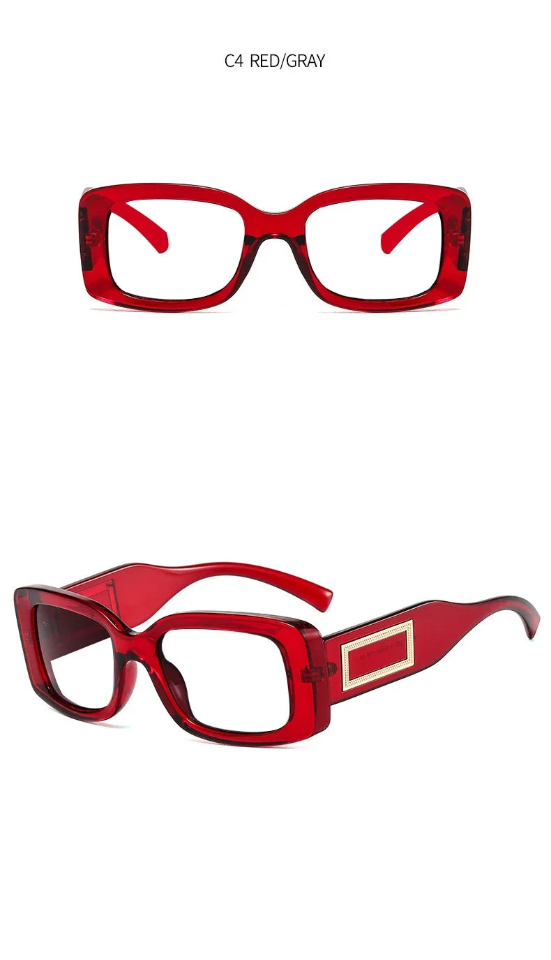 Vintage Black Square Reading Glasses Women 2025 Luxury Brand Blue Light Blocking Computer Presbyopia Eyeglasses Diopter 0~+ 6.00
