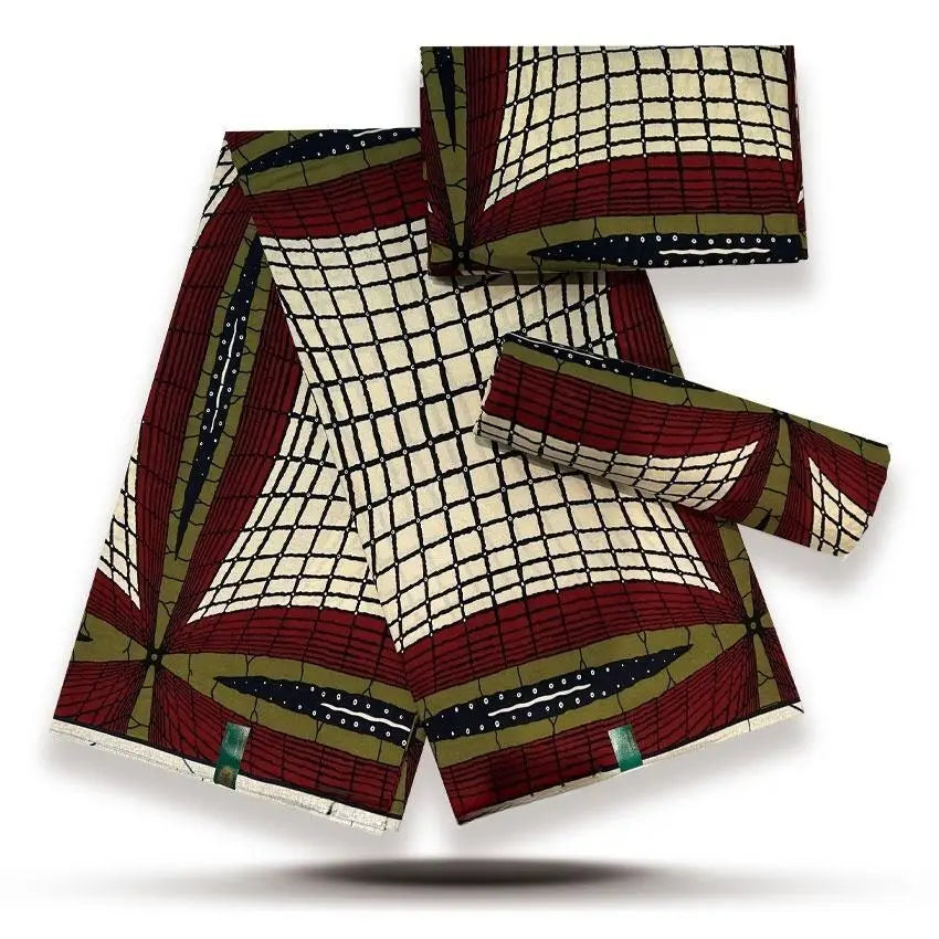 Veritable Super V Real Wax Guaranteed Wax Printed Real Dutch Hollandais Loincloth African Dress 100% Cotton Fabric 6 Yards Batik