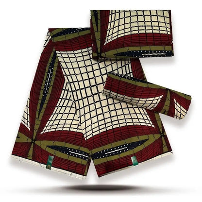 Veritable Super V Real Wax Guaranteed Wax Printed Real Dutch Hollandais Loincloth African Dress 100% Cotton Fabric 6 Yards Batik