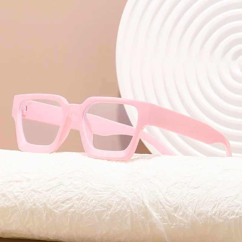 New Transparent Computer Glasses Frame Women Men Anti Blue Light Square Eyewear Blocking Glasses Optical Spectacle Eyeglass