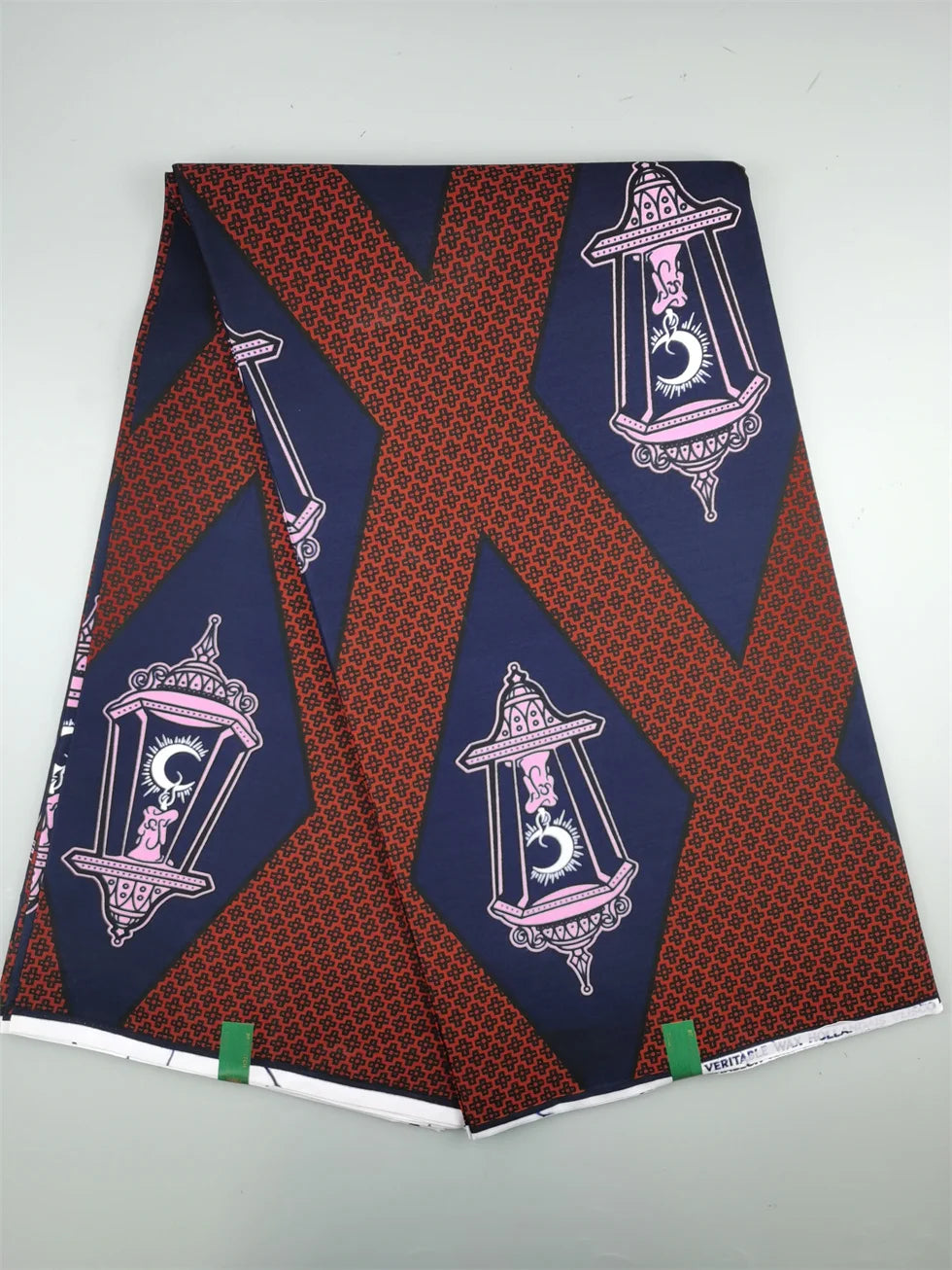 Dutch Hollandais Printed Fabric for African Classical Dress Veritable Real Wax Guaranteed 100% Cotton 6 Yards