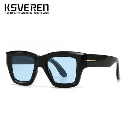 Tinted Thick Frame Myopia Sunglasses Men Women Prescription Nearsighted Glasses Full Frame Outdoor Shade Sunglasses -0.5 To -6.0