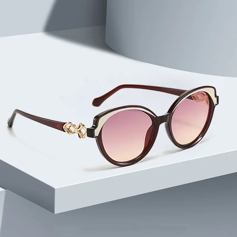 2026 New in Fashion Women Brand Designer Luxury Sun Glasses Sexy Square Frame Cat Eye Sunglasses Female Vintage UV400 Eyewear