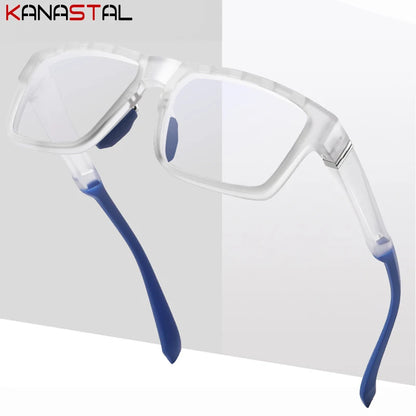 Men TR90 Anti Fog Eyeglasses Frame Blue Light Blocking Lenses Women Computer Glasses Prescription Myopia Reading Eyewear Frame