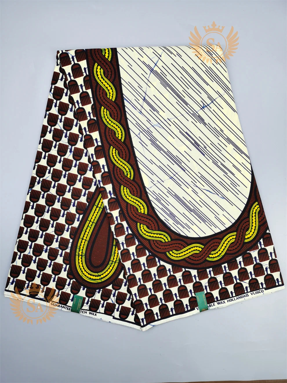 2024 New Hot Sale African Wax Veritable Wax Guaranteed Real High Quality wax print fabric Pagne African Ankara abc