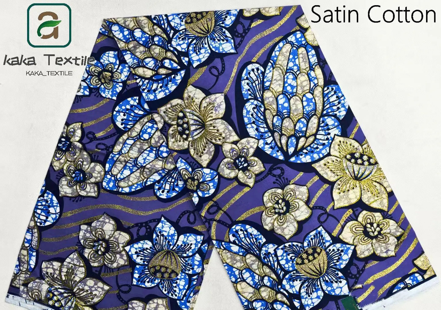 Newest Super Grand African Wax Glitter Glam Fabric Sprinkle Cotton Ankara Batik Material Pagne Wax Gold Print For Sew Uniform