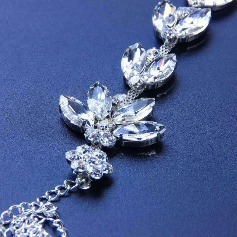 Steampunk Crystal Face Mask Rave Music Festival Hair Ornaments for Rhinestone Jewellery Imitation Diamond for Facial Shi