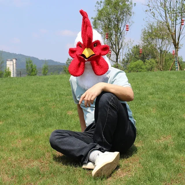 Plush Panda Head Mask Halloween Cosplay Costume Props Animal Fur Panda Helmet Mask Cosplay Funny Animal Headgear