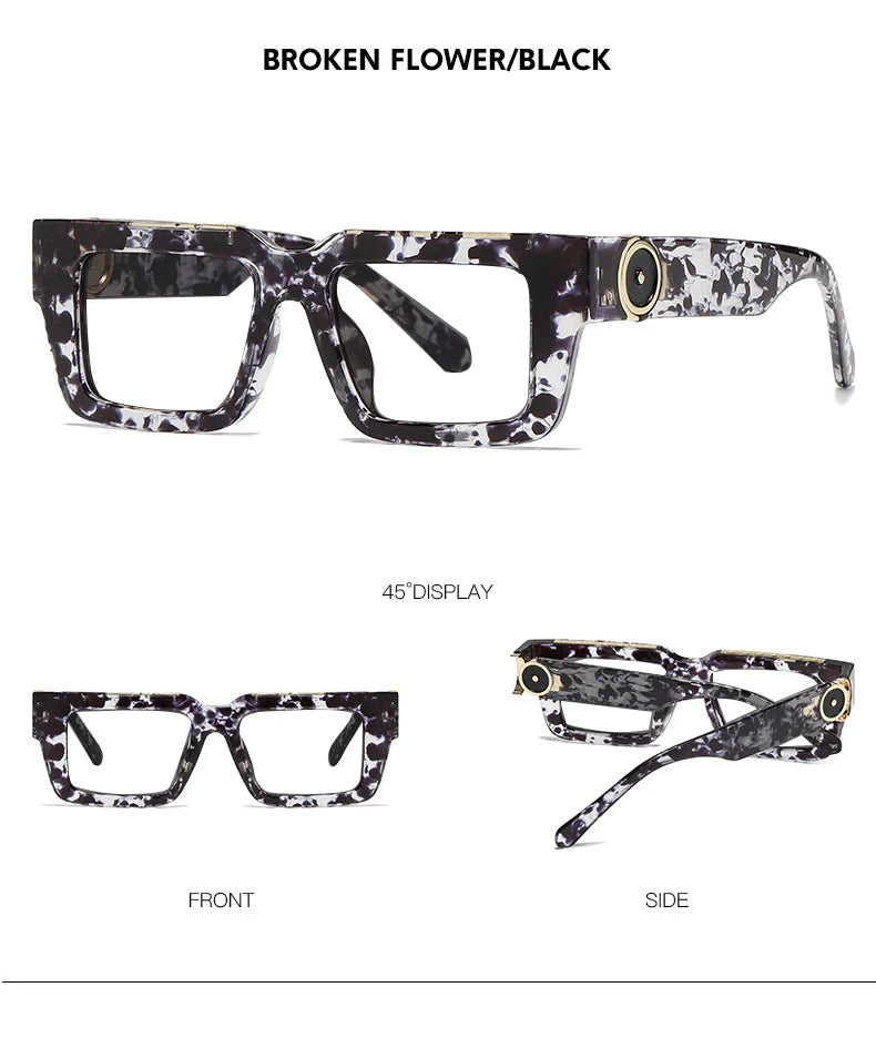 Vintage Red Square Reading Glasses Women Men Luxury Brand Blue Light Blocking Computer Glasses Optical Presbyopia Eyeglasses +3