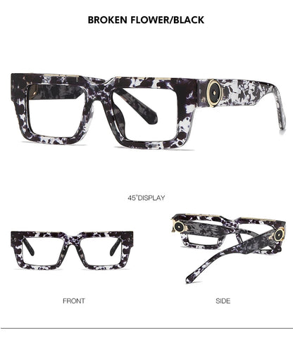Vintage Red Square Reading Glasses Women Men Luxury Brand Blue Light Blocking Computer Glasses Optical Presbyopia Eyeglasses +3