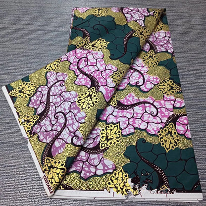 2022 New Hot Sale African Wax Fabric Cotton Material Nigerian Ankara Block Prints Batik Dutch High Quality Sewing Cloth