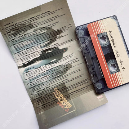 Movie Guardians of the Galaxy Vol 2 Tyler Bates Music Tape Star-Lord OST Album Cassettes Cosplay Walkman Recorder Soundtrack Box