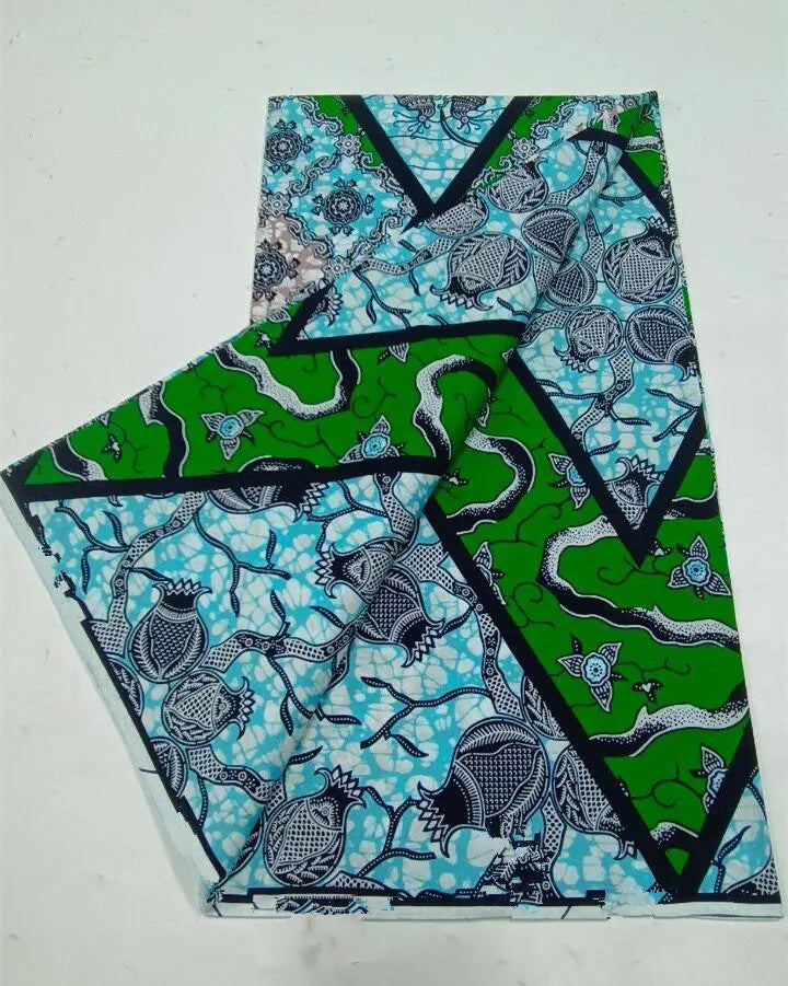 Ankara Wax Fabric 2024 High Quality African Wax Print Fabric 100% Cotton African Guaranteed Veritable Real Wax For Dresses