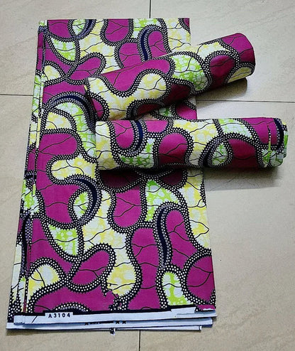 African Wax Fabric High Quality Wax Nigerian Ankara Block Prints New Arrivals Batik Fabric Dutch Pagne 100% Cotton For Sewing