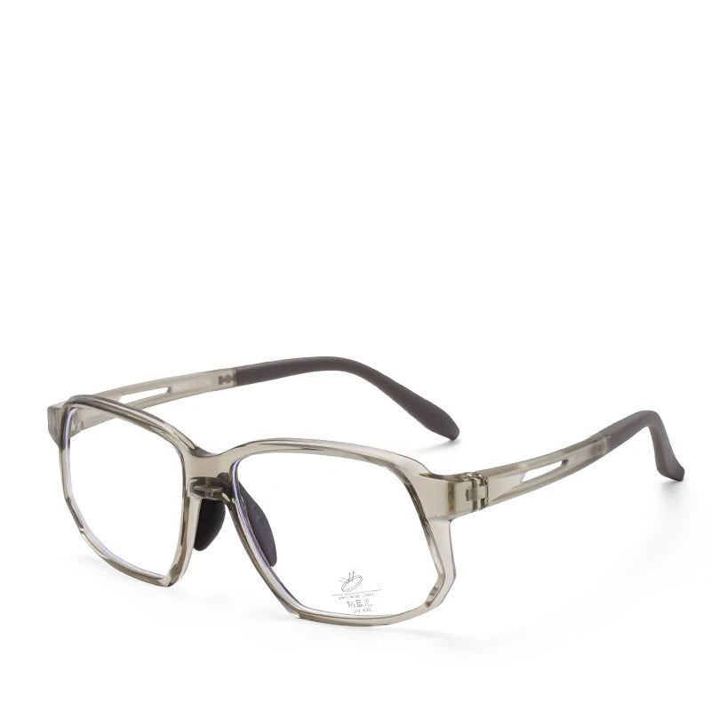 YIMARUILI New TR90 Men's Sports Cycling Glasses Ultra-light Fashion Big Size Optical Prescription Eyeglasses Frame Women HD-8068