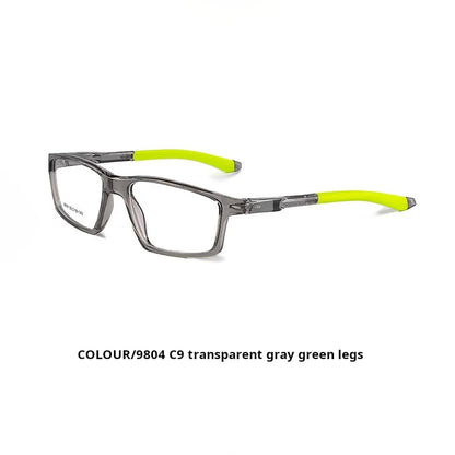 Xbora Sports Anti-blue light Photochromic Myopia Glasses Men Big Size Frame Prescription Glasses Popular Classic Outdoor 9804