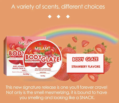 Body Glaze Body Butter Whipped Body Butter for Women, Butter Body Moisturizer for Women Anti Aging Body Cream Leaves Skin Soft