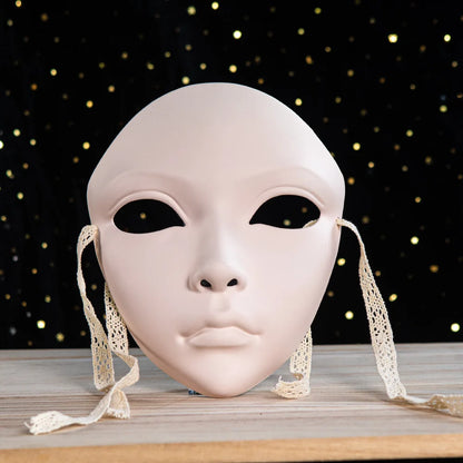 Chinese Style Masks Anime Mask Hanfu Costume Accessories Carnival Masquerade Mask Halloween Role Play Party Decor Cosplay Party