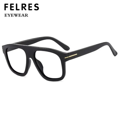 Oversized Square Reading Glasses Woman Men Decoration Retro Eyeglasses Trendy Anti Blue Light Single Focus Presbyopic Glasse