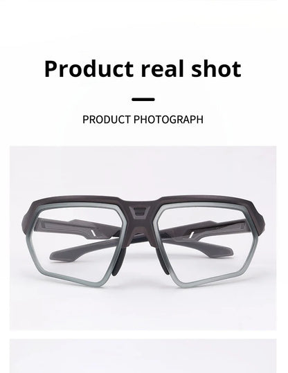 MOMOJA Cycling Glasses Integrated Windproof Goggles Football Badminton Basketball Men and Women Sports Prescription Glasses T11