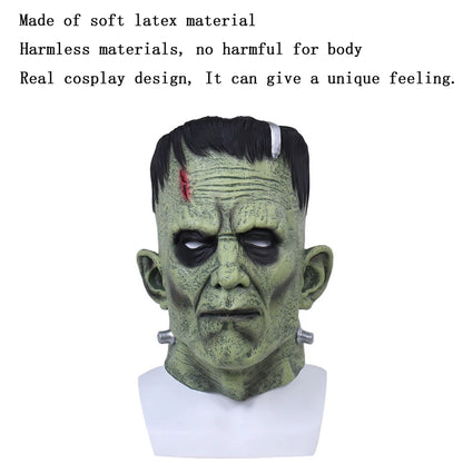 Frankenstein Mask Devil Monsters Cosplay Masks Zombie Mascarillas Evil Latex Masques Anime Face Mascaras Halloween Costume Props