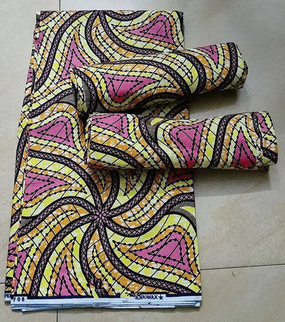 African Wax Fabric High Quality Wax Nigerian Ankara Block Prints New Arrivals Batik Fabric Dutch Pagne 100% Cotton For Sewing