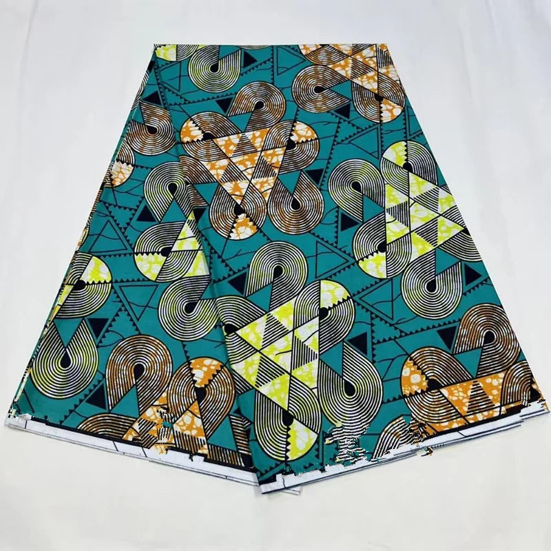 Ankara Fabric African Real Wax Print Cotton 100% New Design 2024 Tissus Wax Africain Patchwork Fabric For Dress 6yard Sales Soft