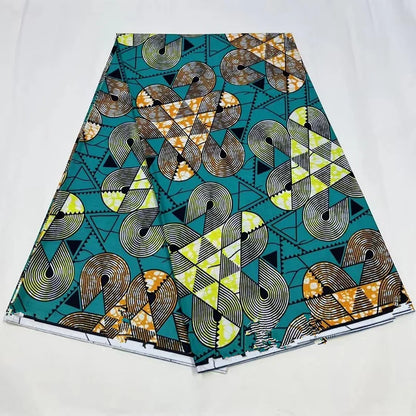 Ankara Fabric African Real Wax Print Cotton 100% New Design 2024 Tissus Wax Africain Patchwork Fabric For Dress 6yard Sales Soft