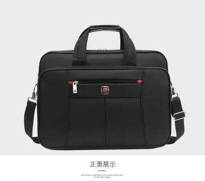 Simple Tote Men Business Briefcase Handbag For 15 Inch Laptop Bags Large Capacity Shoulder Bags Travel Notebook Messenger Bag