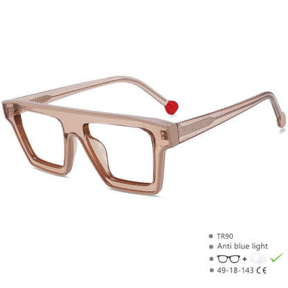 R56012 Oversized Rectangle Reading Glasses +1.00 +2.00 +3.00 Retro Eyeglasses for Hyperopia Glasses Presbyopia Eyeglasses