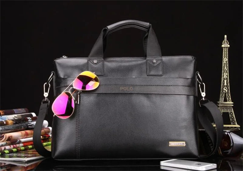 Men Briefcase Bag for Documents Designer Leather Luxury Brand Men's Business Travel Big Capacity A4 Document Organizer handbag