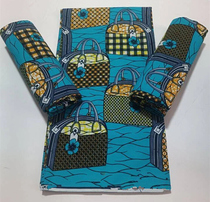 2023 Guaranteed Veritable Super Hollandais African Wax Fabric 100%Cotton 6 yards Original Ankara Block Print Pattern Africa