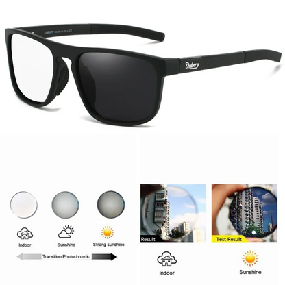Men Square Photochromic Reading Glasses Presbyopia Glasses Clear Lens Optical Eyeglasses Customized Diopter Prescription Glasses