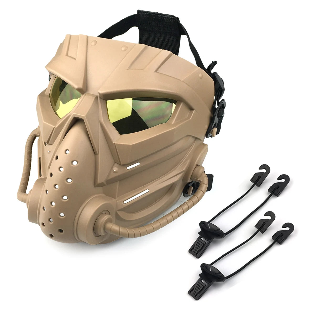 ZLang  Funny Full Face Protective Mask For Airsoft Costume Halloween CS Cosplay Tactical Game Mask  Breathable Skull Adjustable