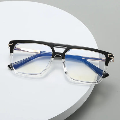 VICKI Mature Man's Double-barreled High-end TR Glasses - Customizable Prescription - Anti-blue Light Glasses Multifocal 84003