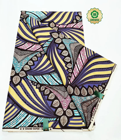 2025 Newest Veritable Original Super-W Guaranteed Dutch Hollandais Pagne Real Wax Print Fabric African Dress 100% Cotton 6 yard