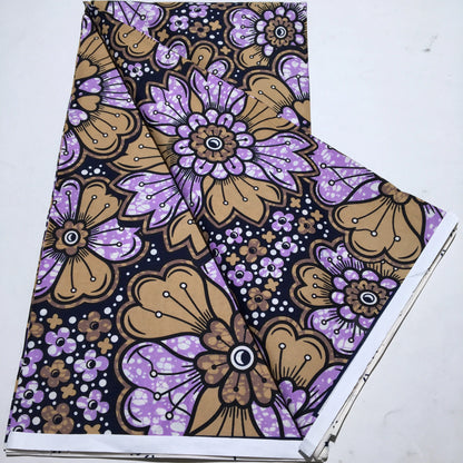 African New Wax Fabric Nigeria Ankara Wax Fabrics Newest Design Block Prints Batik Dutch For Dresses Sewing Cloth Materials