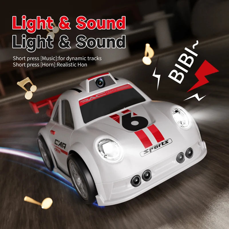 New 2026 Mini RC Car With FPV Camera Wifi With Screen Remote Control Follow Mode 2.4G Drift Car Racing RC Toy Gift For Children