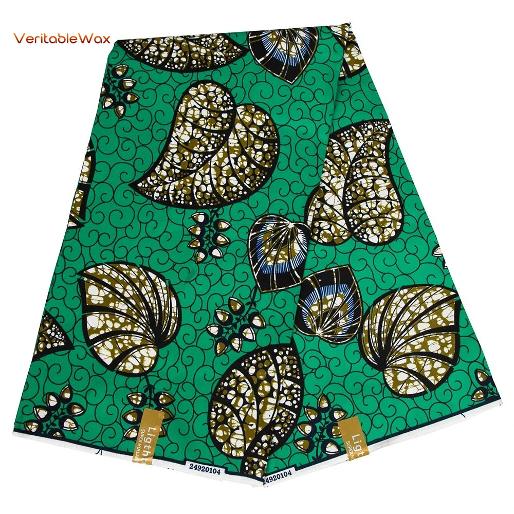 African Ankara Wax Fabric Patchwork Retro Style Double Prints Warp DIY Cloth Sewing Materials Africa Loincloth Polyester Tissu