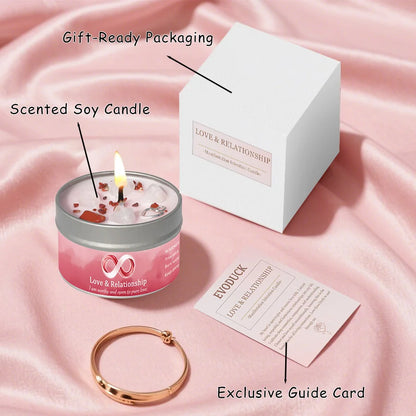 Scented Candles 3oz Law of Attraction Love Manifestation Energy Boosting Christmas Home Decoration Candle Holders Gift