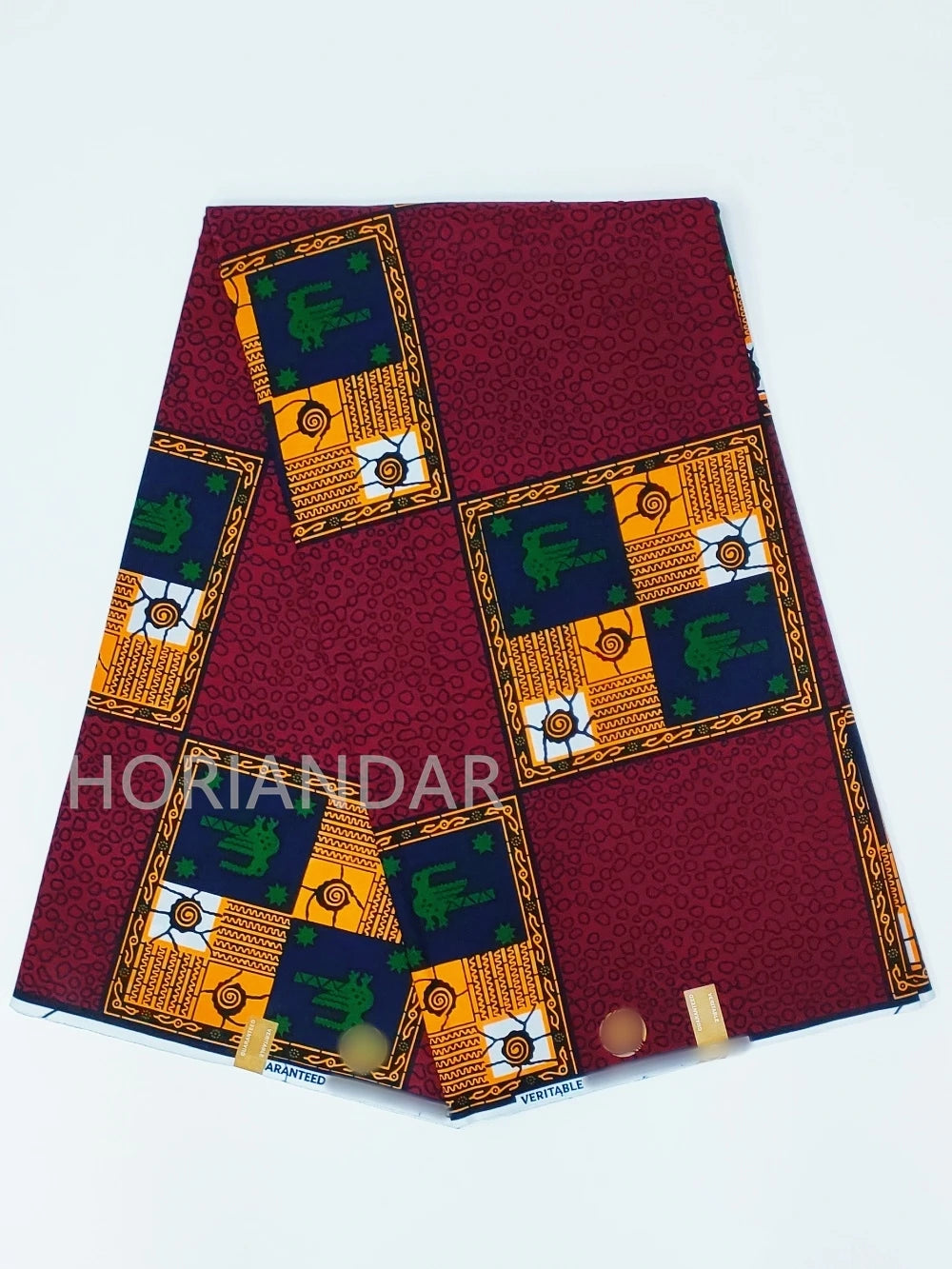 Classical Fabric Dutch Hollandais Fabric Veritable Real Wax for African Printed Dress Guaranteed 100% Cotton 6 Yards