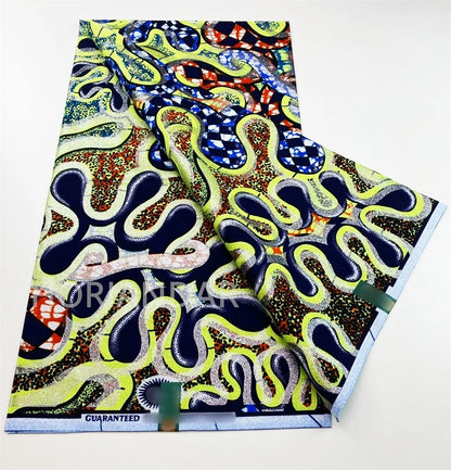 2026 Grand Super Original African Wax Fabric High Quality Nigerian Print Ankara Fabric For Sewing 6 Yard Women Dress 100% Cotton