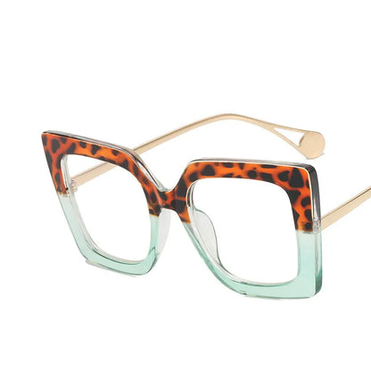 Vintage Transparent Square Glasses Frame Women Men Clear Glasses Optical Eyeglasses Frame Lens Spectacle Frame Unisex Anti Blue