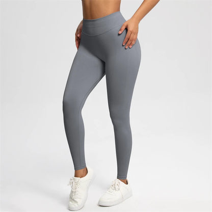 2025 Bum Shaping Leggings Impact Women Seamless Sports Yoga Pants Low Ribbed Band Gym clothes Fitness Workout Scrunch Butt Tight
