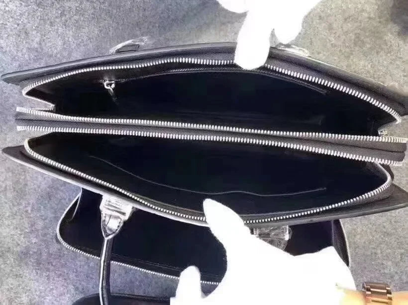 2024 New Luxury Real Crocodile Leather Laptop Bags Alligator Genuine Leather Men's Briefcase Brand Travel Messenger Computer Bag