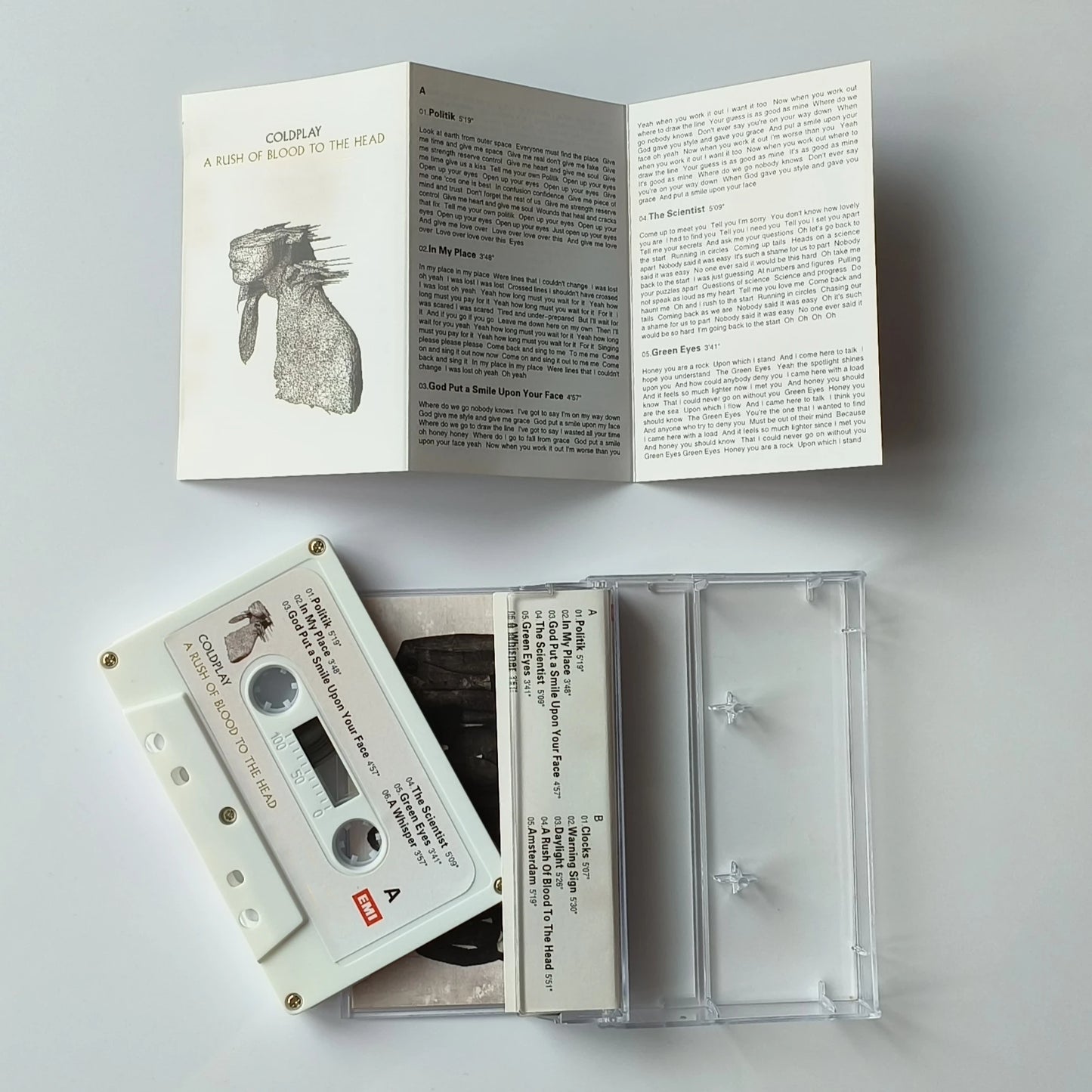 Classic Coldplay Music Tape A Rush of Blood to the Head Album Parachutes Cassettes Cosplay Recorder Soundtracks Box Party Music