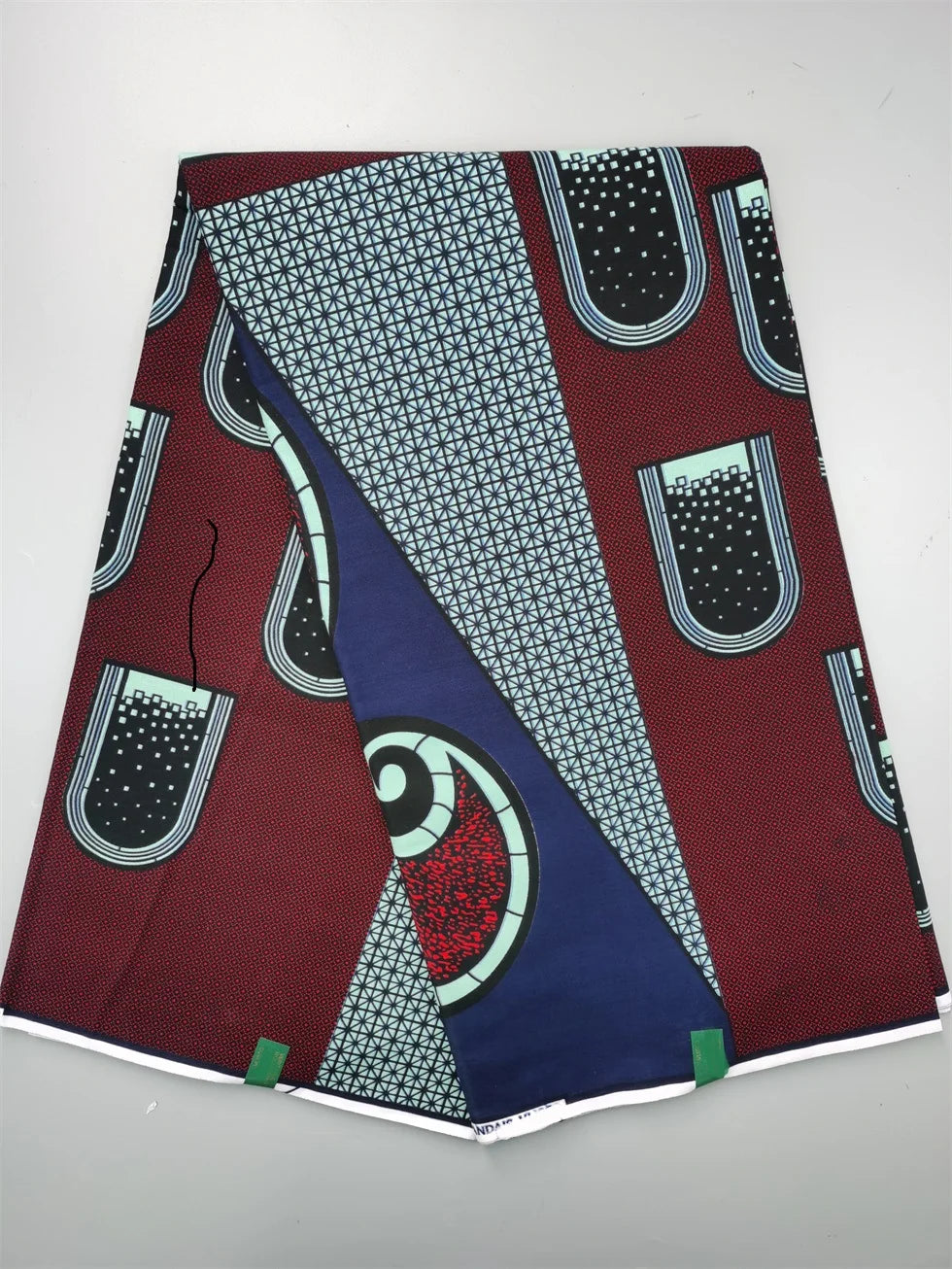 Dutch Hollandais Printed Fabric for African Classical Dress Veritable Real Wax Guaranteed 100% Cotton 6 Yards