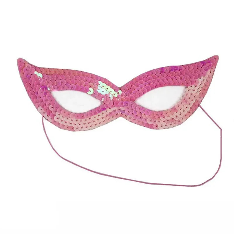 20pcs Women Girl Sequins Sexy Cat Eye Mask Venetian Carnival Masquerade Half Face Ball Masks Birthday Party  Wedding Festival